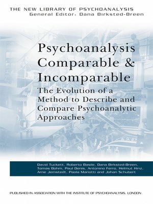 cover image of Psychoanalysis Comparable and Incomparable